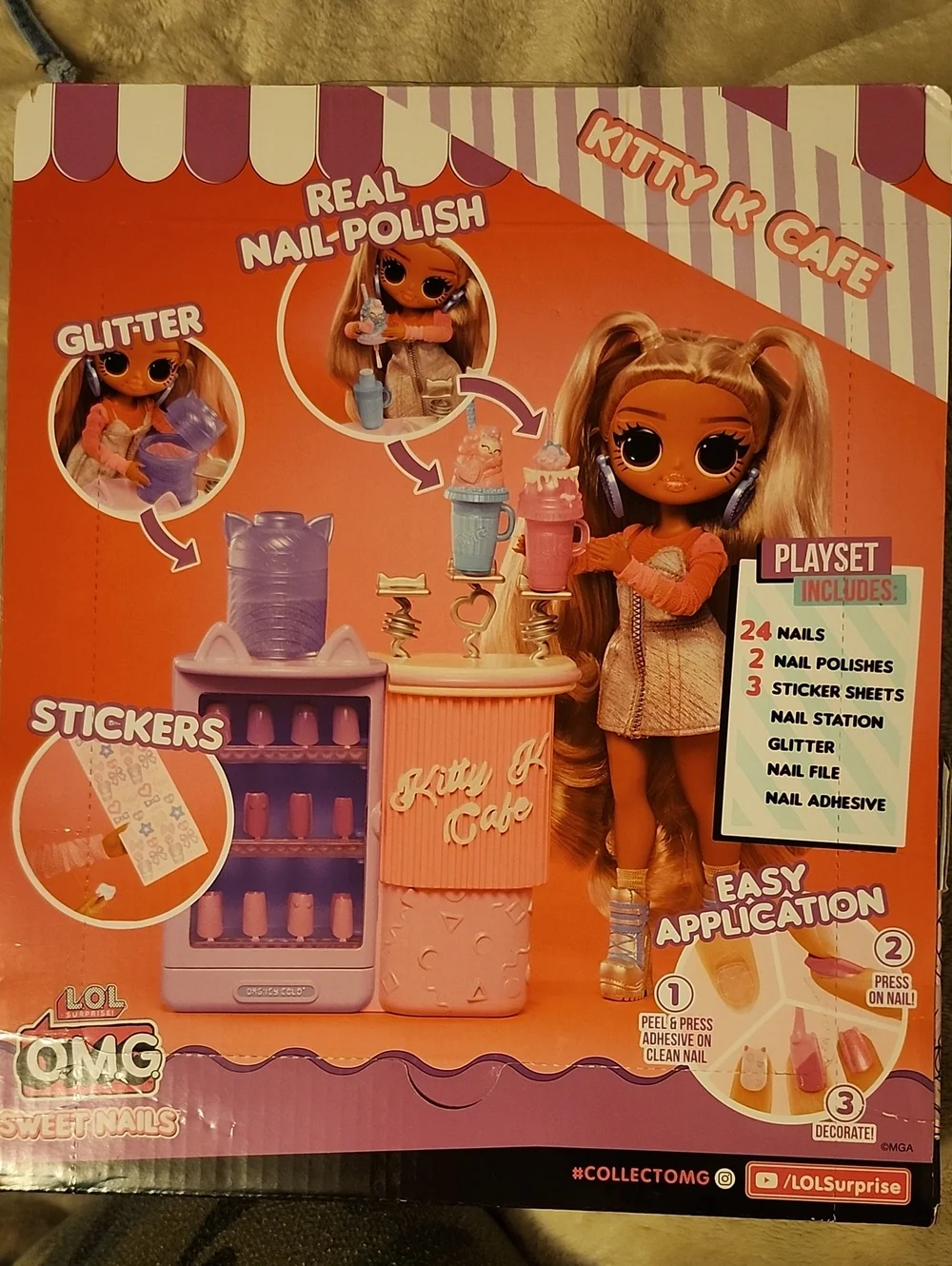 L.O.L. Surprise! Pink & Purple Sweet Nails Doll Set